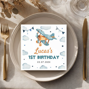 Vintager Geburtstag Serviette