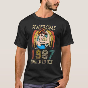 Vintager Geburtstag von Frauen im Alter von 35 Jah T-Shirt