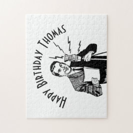 Vintager Geburtstagskünstler Puzzle