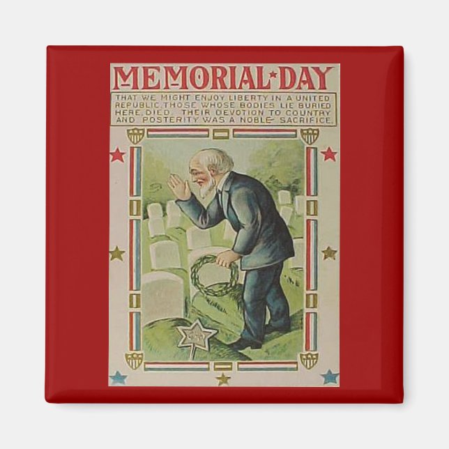 Vintager Gedenktag Der Fall Magnet (Vorne)