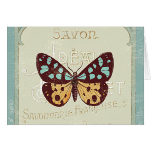 Vintager gemusterter Schmetterling