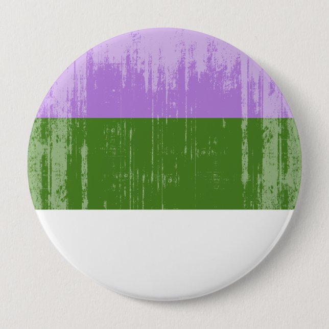 Vintager Genderqueer Stolz Button (Vorderseite)