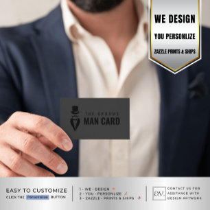 Vintager Gent-TRAUZEUGE-Antrag Funny-Vorschlag Telefonnummerkarte