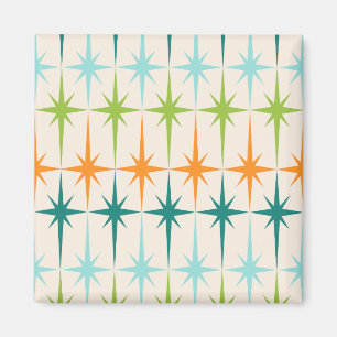 Vintager geometrischer Sternexplosion-Magnet Magnet