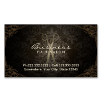 Vintager gerahmter Damast-Haar-Salon