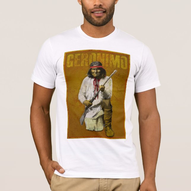 Vintager Geronimo - Apache-Inder T-Shirt (Vorderseite)