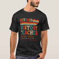 Vintager Geschichtslehrer Definition Retirem