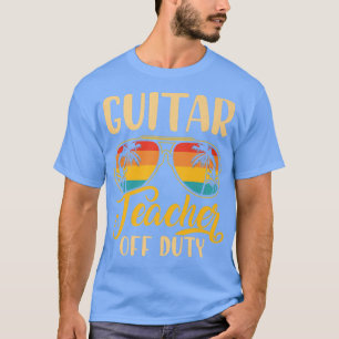Vintager Gitarrenlehrer am letzten Schultag T-Shirt