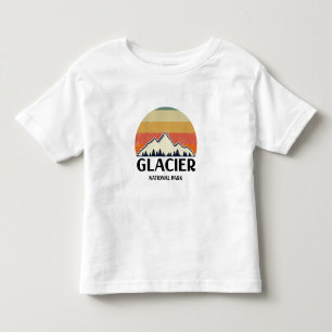 Vintager Glacier-Nationalpark Kleinkind T-shirt