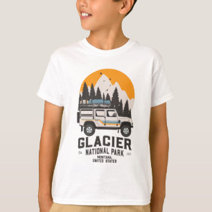 Vintager Glacier Nationalpark Locarno T-Shirt