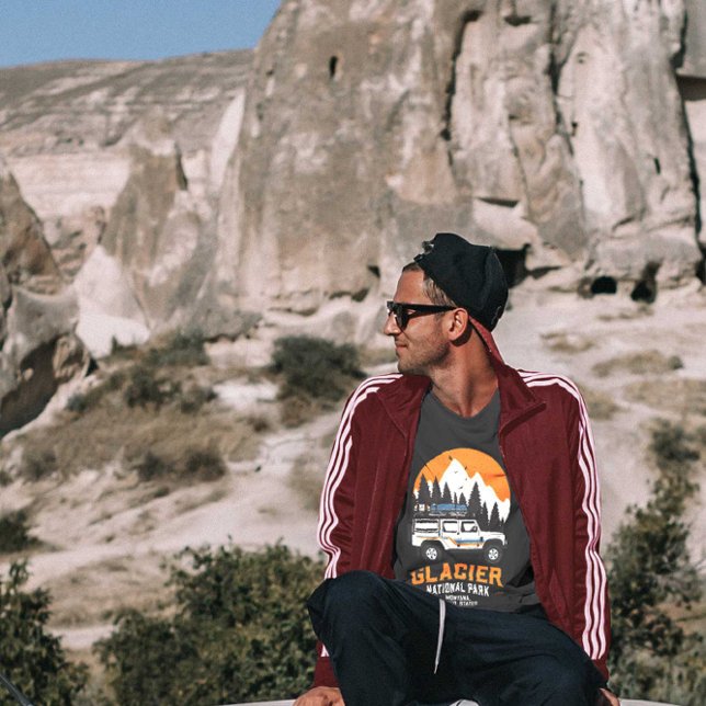 Vintager Glacier Nationalpark Locarno T-Shirt (Von Creator hochgeladen)