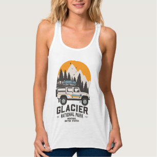 Vintager Glacier Nationalpark Locarno Tank Top