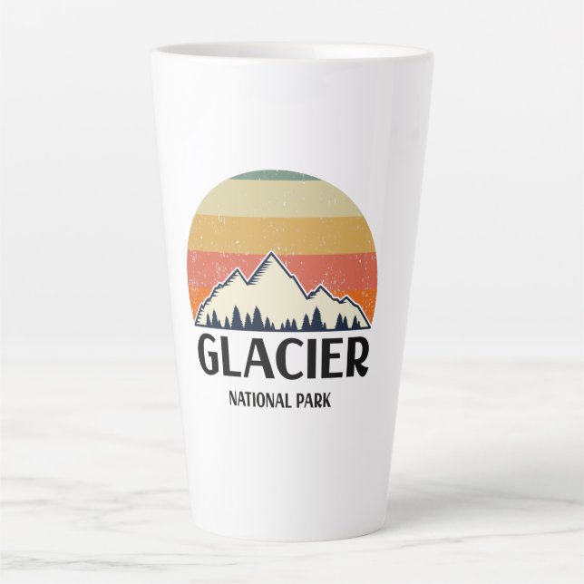 Vintager Glacier-Nationalpark Milchtasse (Vorderseite)