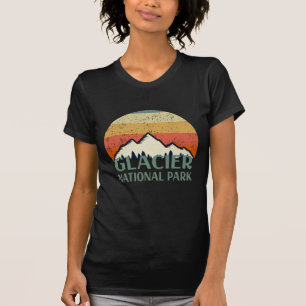 Vintager Glacier-Nationalpark T-Shirt