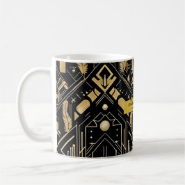 Vintager Glamour Art Deco Hochzeit Tasse
