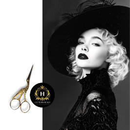 Vintager Glamour-Modebild Seidenpapier