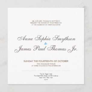 Vintager Glamour Moderne Einladung zur Hochzeit