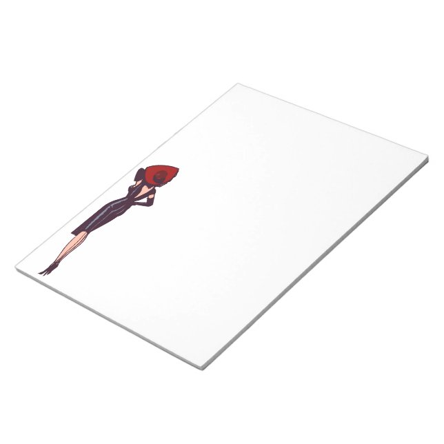 Vintager Glamour Pinacoteca comunale Casa Rusca Notizblock (angewinkelt)