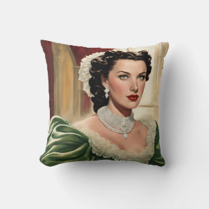 Vintager Glamour Platz Kissen