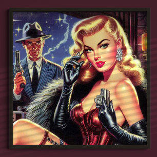 Vintager Glamour Poster