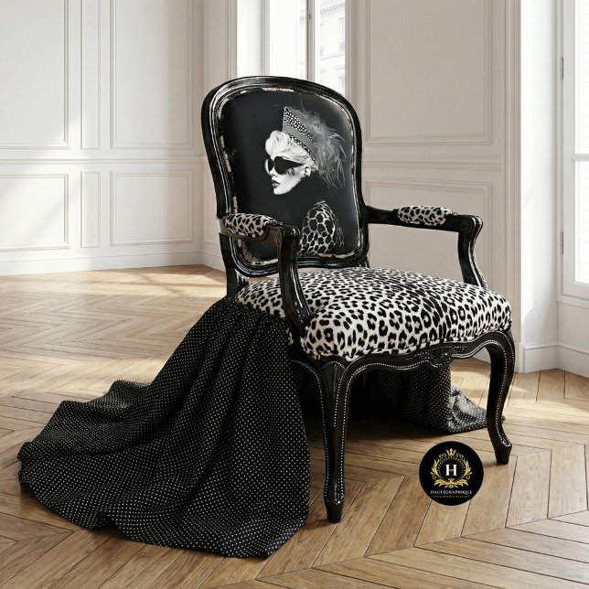 Vintager Glamour Schwarz-Weiß-Mode Dekoupage Seidenpapier (Von Creator hochgeladen)