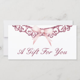 Vintager Glitzer Rahmen rosa Buggeschenkgutschein