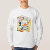 Vintager Gold Koi Teich japanischer Kulturmänner