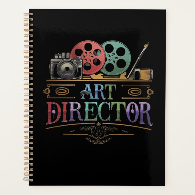Vintager Golden Art Director Planer (Vorderseite)
