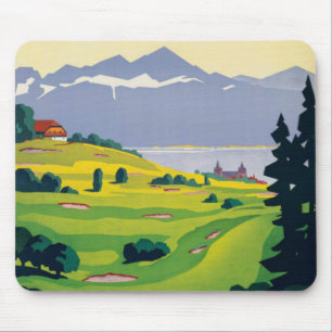 Vintager Golf Lausanne Mousepad