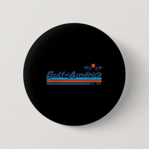 Vintager Golf von Amerika Est 2025 Beach Palm Gu Button