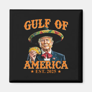 Vintager Golf von Amerika nach 2025 Funny Trump Magnet