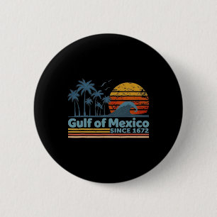 Vintager Golf von Mexiko seit 1672 Retro Beach Son Button