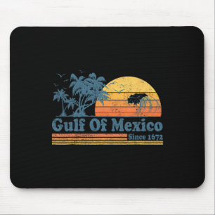 Vintager Golf von Mexiko seit 1672 Retro Beach Son Mousepad