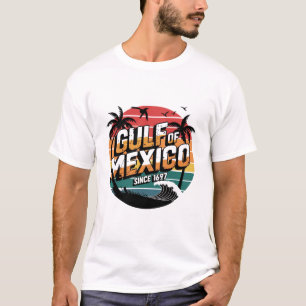 Vintager Golf von Mexiko Seit 1672 - Retro Beach T-Shirt