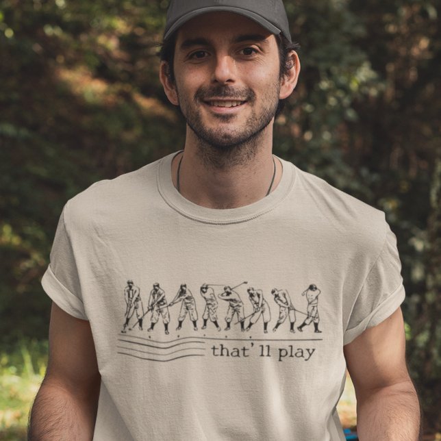 Vintager Golfschwung T-Shirt (Von Creator hochgeladen)