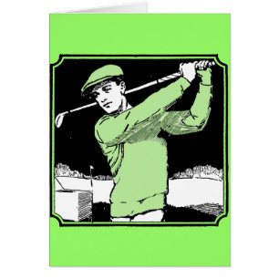 VINTAGER GOLFSPIELER