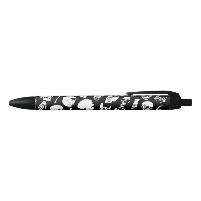 Vintager Gothic Skulls Pen Kugelschreiber (Oberseite)