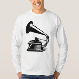 Vintager Grammophon-T - Shirt