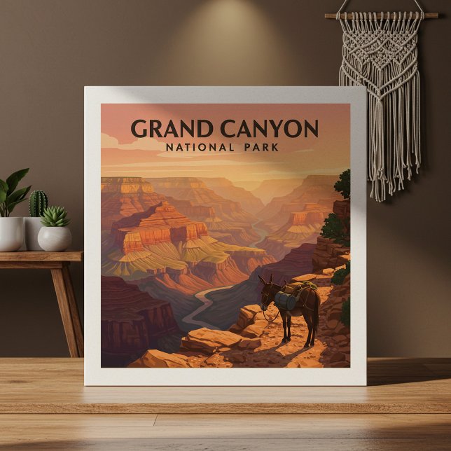 Vintager Grand Canyon Nationalpark Fliese (Von Creator hochgeladen)