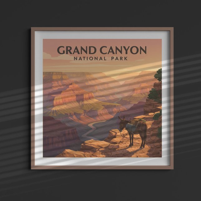 Vintager Grand Canyon Nationalpark Poster (Von Creator hochgeladen)