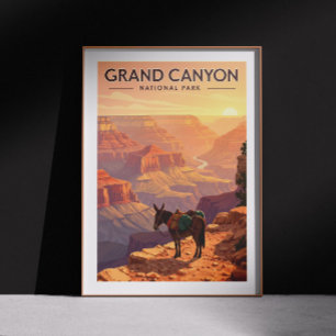Vintager Grand Canyon Nationalpark Poster