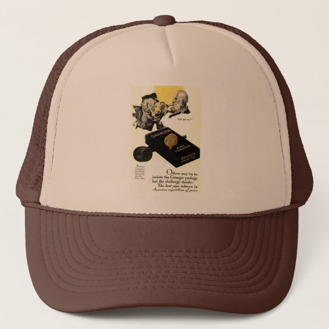 Vintager Granger Pfeifentabak-Hut Truckerkappe (Vorderseite)