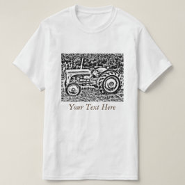 Vintager Graumassey-Fergison-Traktor Foto T - Shir T-Shirt