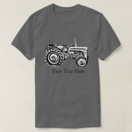 Vintager Graumassey-Fergison-Traktor Foto T - Shir T-Shirt