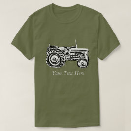 Vintager Graumassey-Fergison-Traktor Foto T - Shir T-Shirt