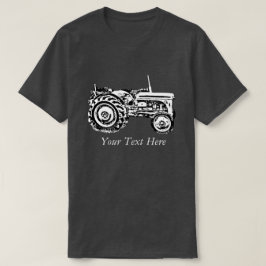 Vintager Graumassey-Fergison-Traktor Foto T - Shir T-Shirt