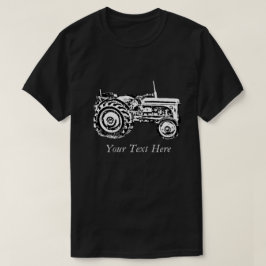 Vintager Graumassey-Fergison-Traktor Foto T - Shir T-Shirt