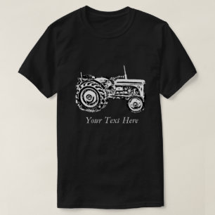 Vintager Graumassey-Fergison-Traktor Foto T - Shir T-Shirt