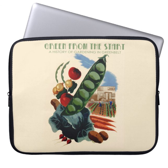 Vintager Greenbelt-Notebookstecker Laptopschutzhülle (Vorderseite)