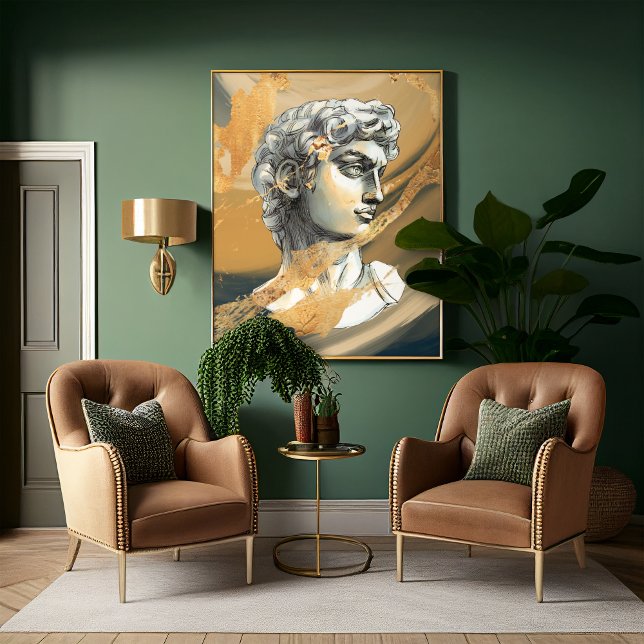 Vintager griechischer Skulpturenmarmor Leinwanddruck (Von Creator hochgeladen)